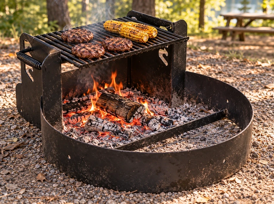 Fire Ring Grill Components: A Guide for Parks & Campgrounds